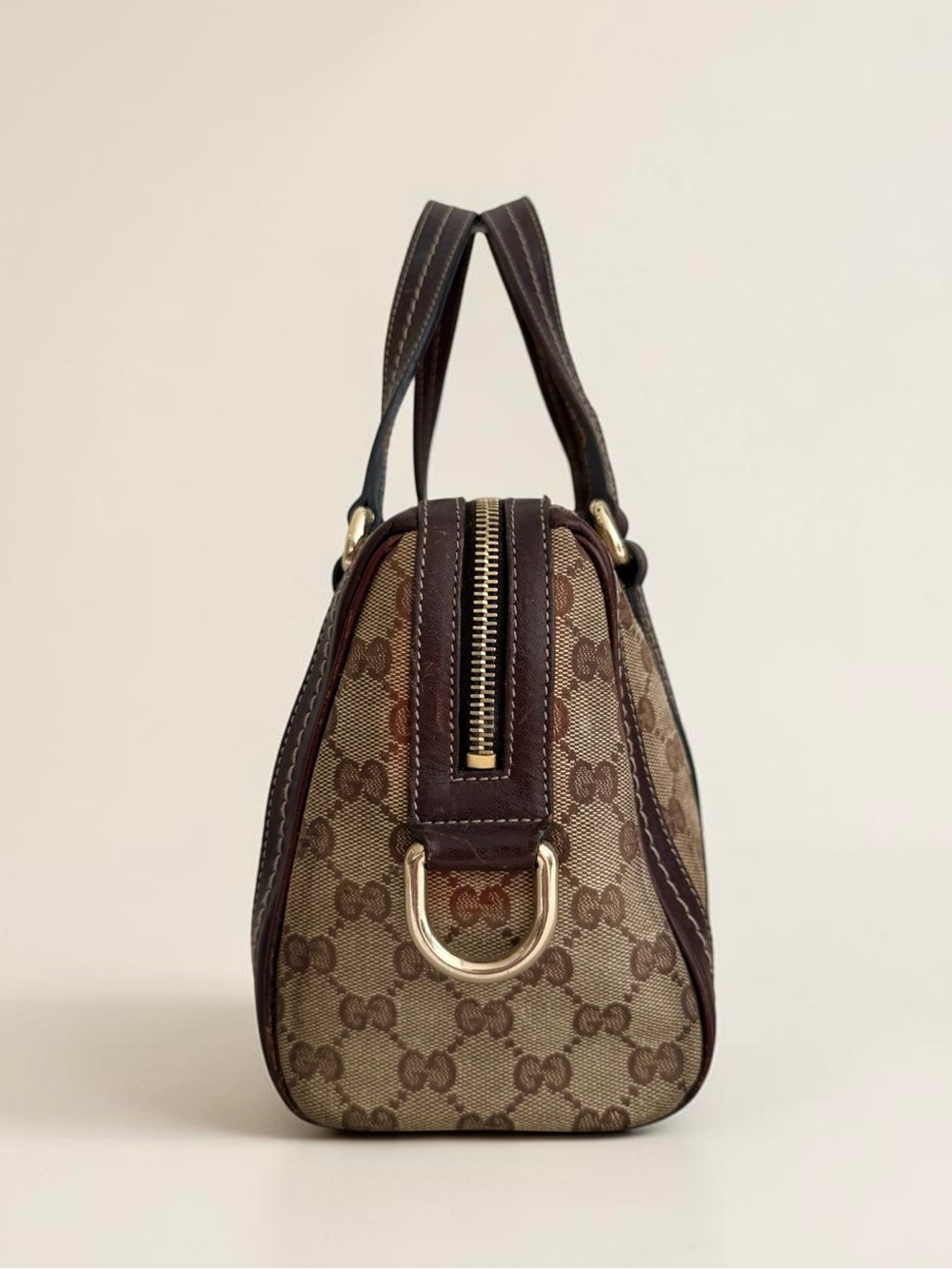 Gucci Brown Duchessa Bow Boston Bag - Picture 3 of 13